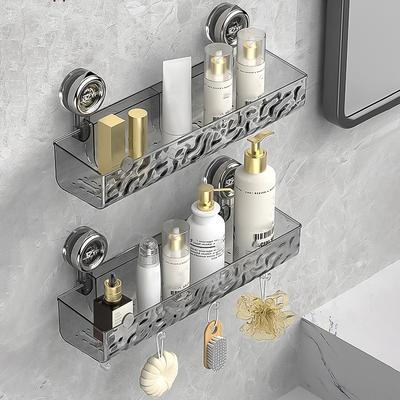 Suction Cup Corner Wall Bathroom Hole-free Kitchen Glacier Pattern Holder Accessories
