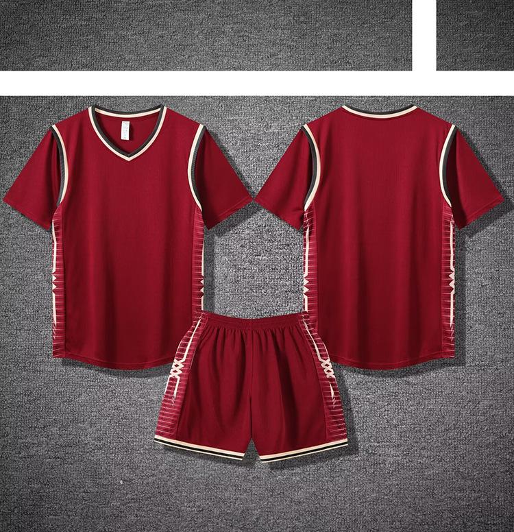 

Fake Two-Piece American Basketball Jersey Set For College Students, Girls, Teenagers, Summer Short-Sleeved Jerseys, Boys Training Jerseys 2XS красный