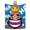 Clash Royale Goblin Flannel Blanket Portable Warm Throw for Bed Office Travel Autumn Winter Bedding