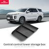 Smabee LHD for Hyundai Palisade 2023 2024 Center Console Storage Box Car Central Lower Layer Tray TPE Organizer Accessories