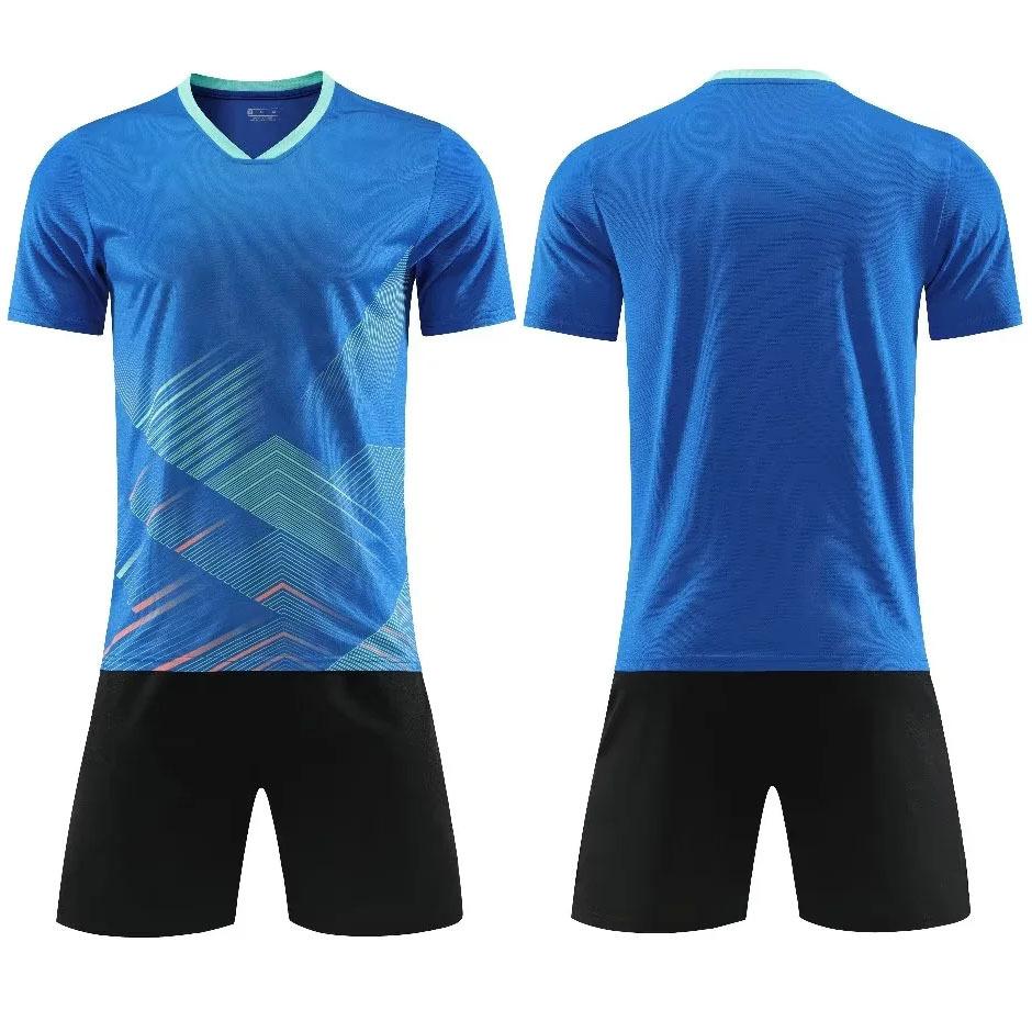 Cross-border spot 2026 new children's football jersey set, male and female students and teenagers team training competition jersey