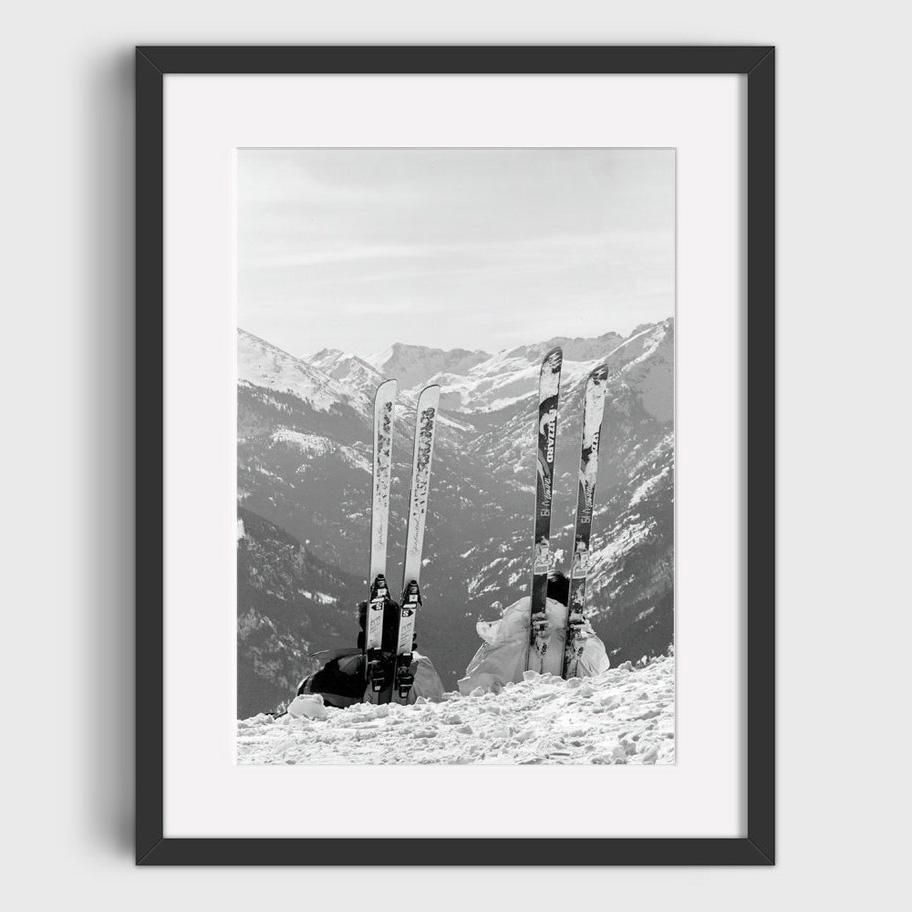 Vintage Ski Photo Print Road Gap Skier Jumps Girls Car Canvas Painting Winter Sports Skiing Art Poster Ski Home Lodge Wall Decor