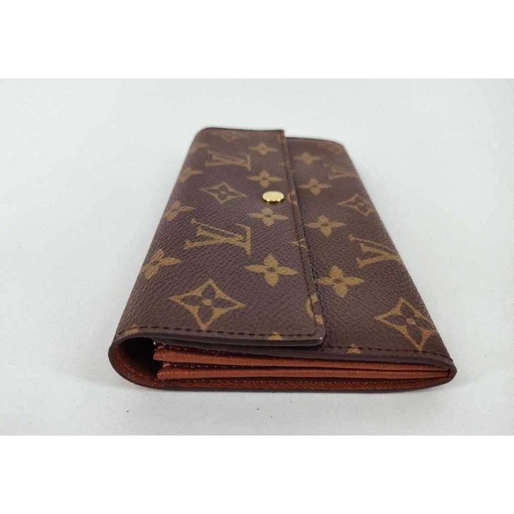 Used Louis Vuitton Monogram Portefeuille Sarah long wallet unused with box