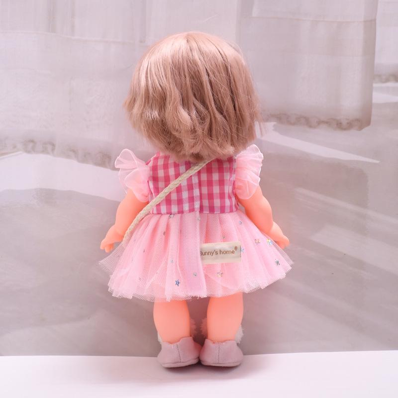 Plaid Skirt & Accessories Set for 25cm Milu Tang Dynasty Doll