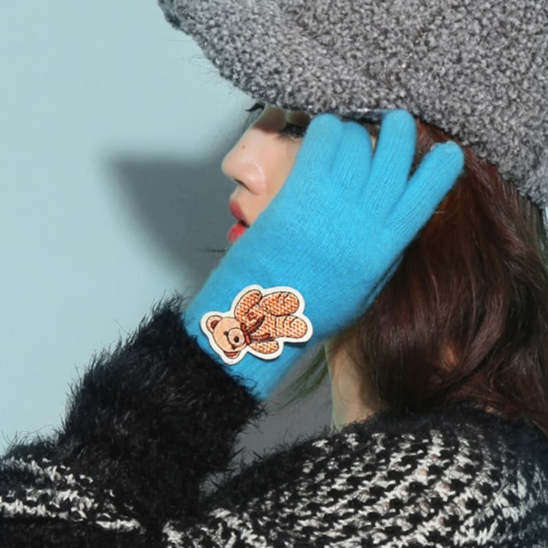 RACOHA Smartphone Gloves_Softy Co Angora Glove