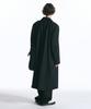 Insilence Back Flap Balmacaan Coat Black