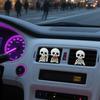 Car Air Freshener Skull Vent Clip Decorative Resin Holder For SUVs Office Home Or Vehicle Customizable Interior Styling