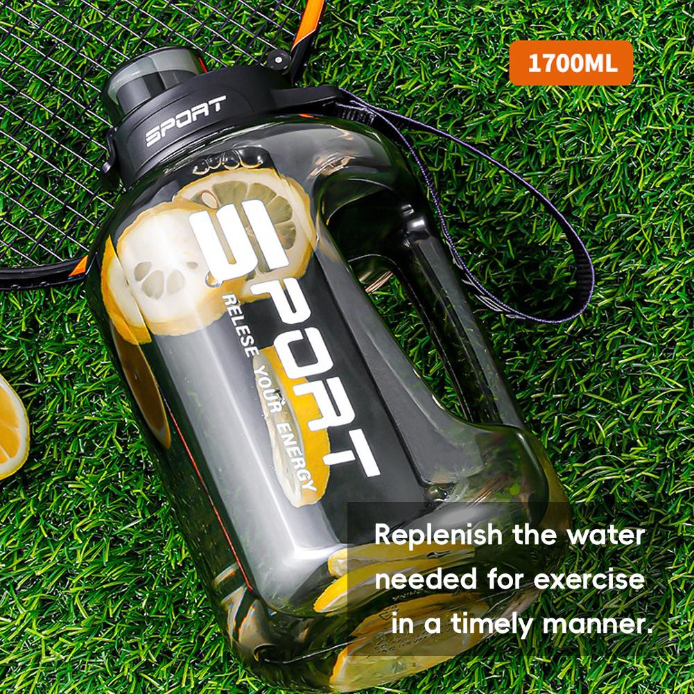 2.5L Large Capacity Water Bottle,Leakproof,Heat-Resistant Perfect for Gym, Hiking, Camping,Travel for Men & Women Fitness Bottle