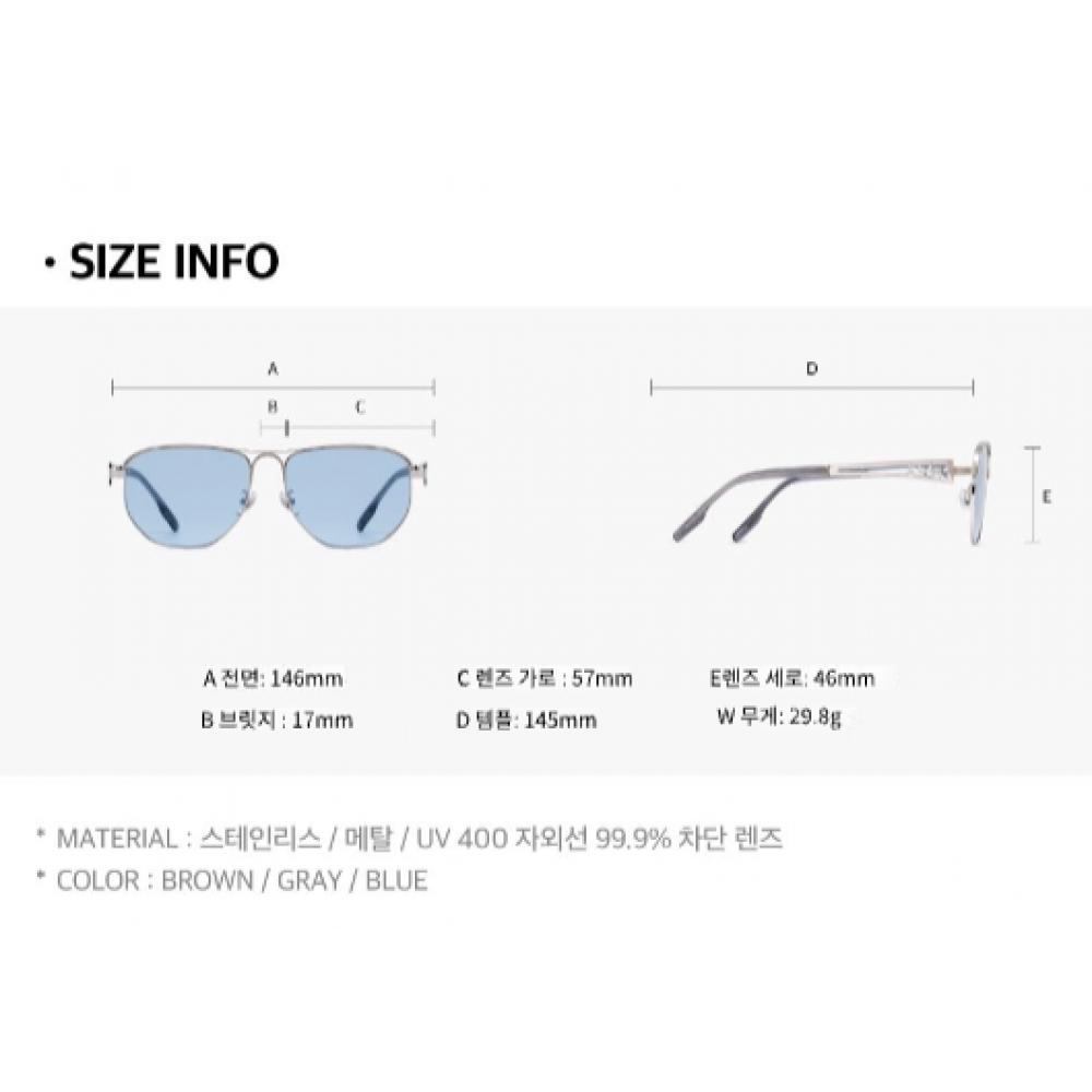 Reclow Stainless Veil Sunglasses Blue