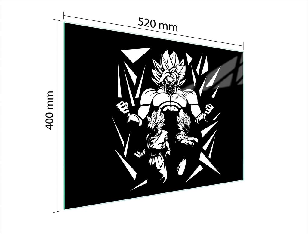 SZKLANA DESKA DO KROJENIA 52x40 ANIME