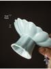 Chinese Style Ceramic Dessert Plate - Exquisite Small Tray for Mooncakes and Snacks, 2025 New Design