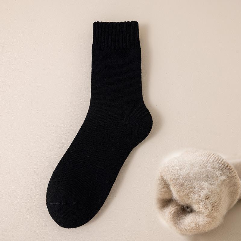 Woolen Socks for Men and Women In Winter, Thickened and Fleece for Warmth