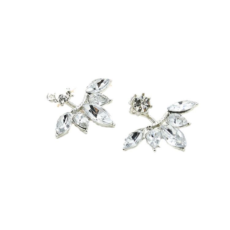 A two-wear rear-hanging stud earring horse eye blossom rich daisy earrings for women