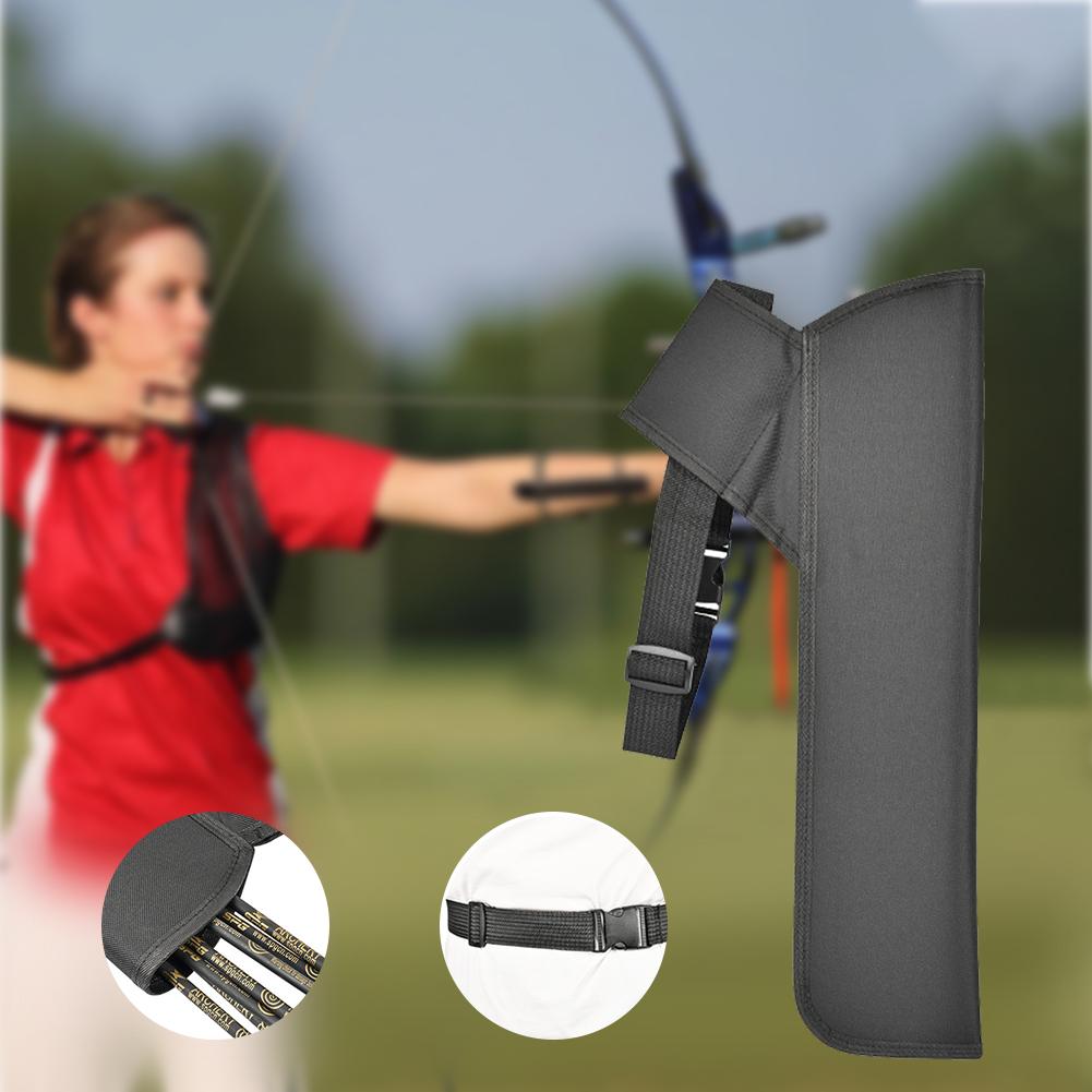 Arrow Quiver Arrow Waist Bag Holds 15-20 Arrows Arrow Shoulder Bag Adjustable Strap Arrow Holder Bag for Target Exercise 5