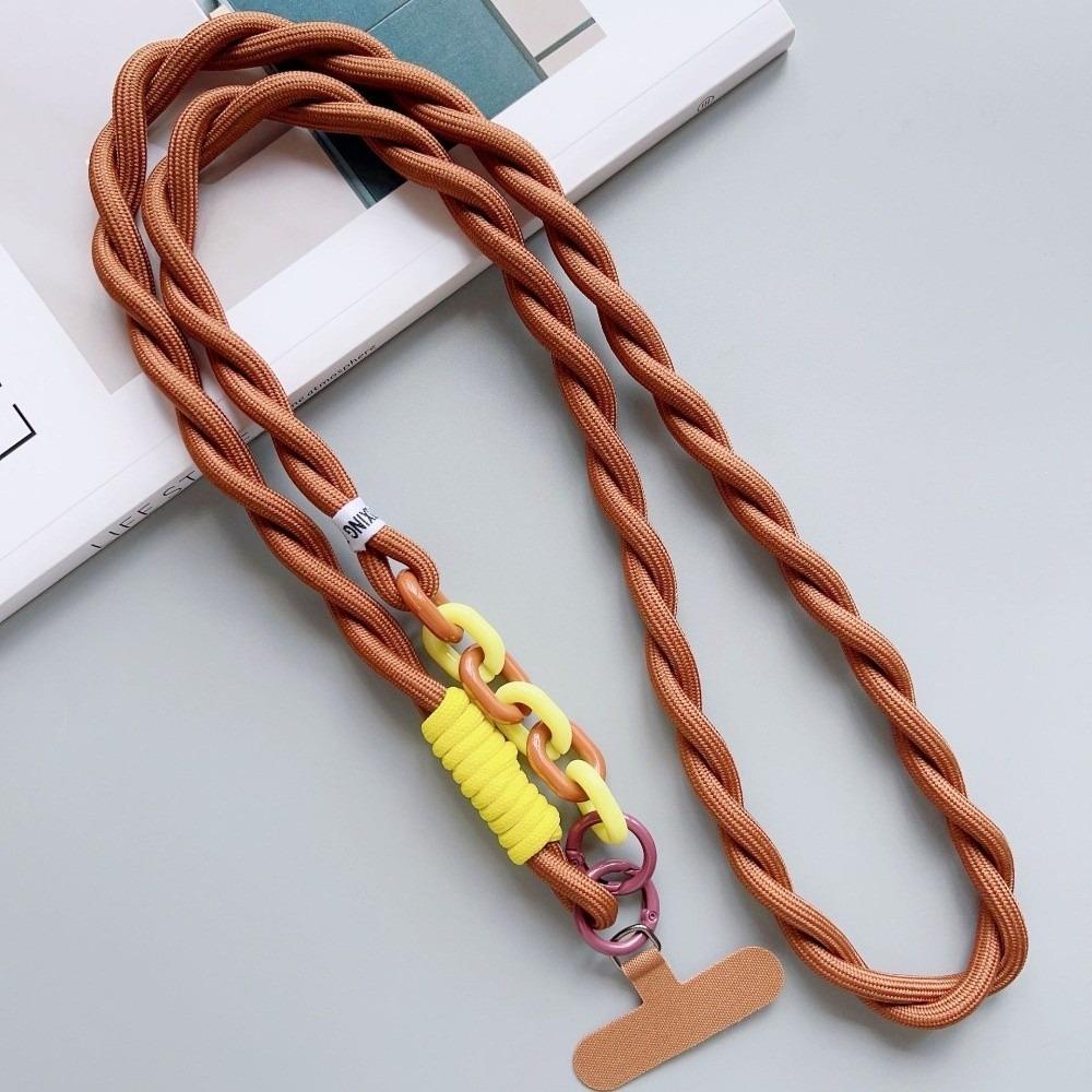 

Dopamine Braided Phone Lanyard Anti-lost Neck Hanging Cord Phone Charm Accessories 07