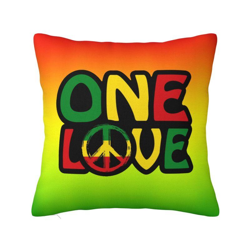 Fashion Jamaica Reggae Rock Bob Marley Cushion Cover xcm Soft Pillow Case for Sofa Square Pillowcase Home Decor