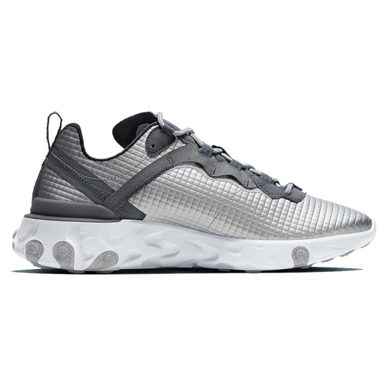 Nike React Element 55 Gestepptes Gitter Weiß CI3835-001
