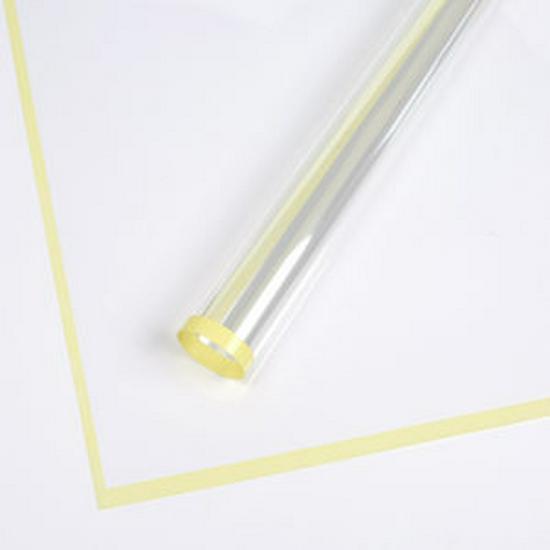 5-Draht-wasserdichte Geleefolie, goldener Rand, Nebelbrot-Blumenpapier, Blumenstrauß-Blumenverpackung (20 Blätter)