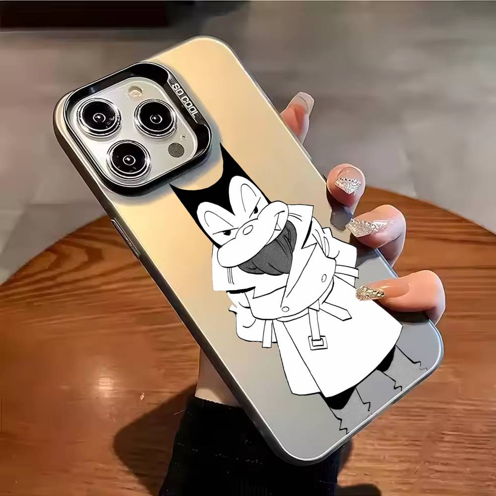Comic B-Billy Bat Phone Case Color Silver Shell For IPhone 17 16 15 14 13 12 11 Pro Max Plus