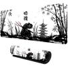 Mouse Pad Războinic Samurai Accesorii Computer Gamer Covoraș Masă Tastatură Mousepad Negru Companie Gaming Laptop Accesoriu Birou PC