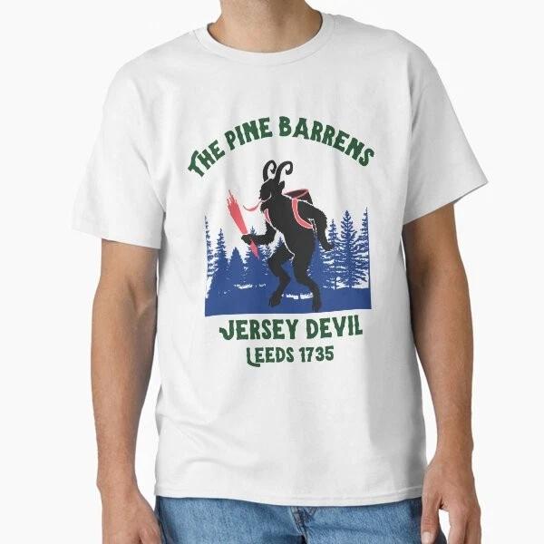 Jersey Devil Classic TShirt Made In UsaAus TShirt S2xl S