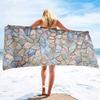 Colored Stone Series Seaside Vacation Beach Towel Swimming Bath Towel Sports Towel