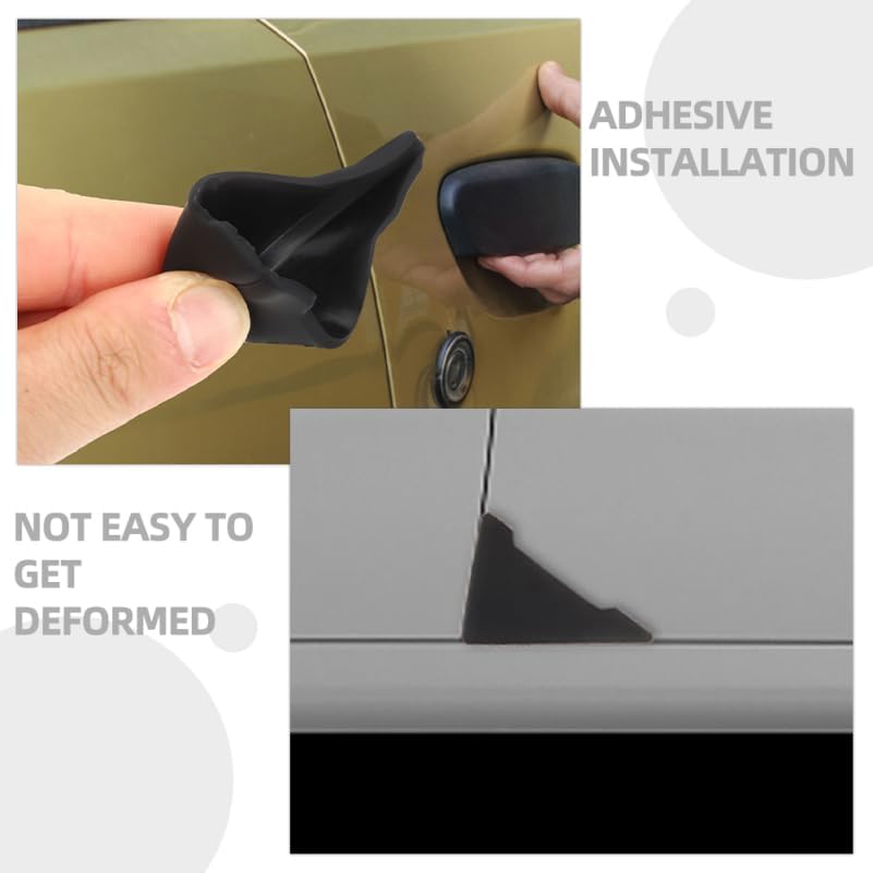 DECHOUS 6pcs Car Door Edge Guard Silicone Protective Trim for Vehicle Door Protection Universal Corner Protector for Cars Anti-Collision and Scratch