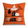 Halloween Theme Horror Pumpkin Wizard Print Pattern Cushion Cover Home Living Room Sofa Decoration Square Throw Pillow