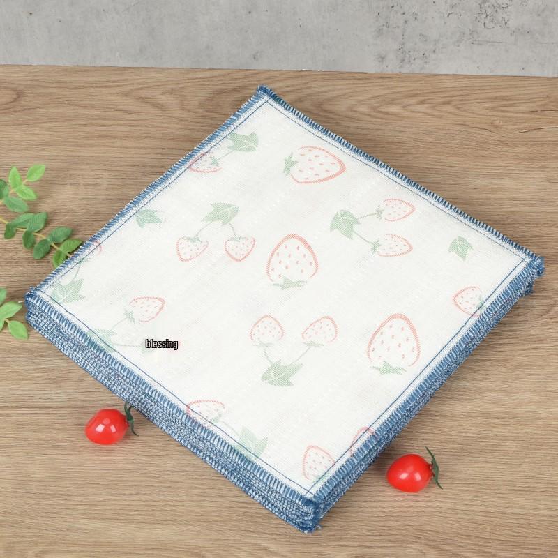 Thickened 9-Layer Absorbent Dishcloth for Kitchen Cleaning & Oil Stain Removal