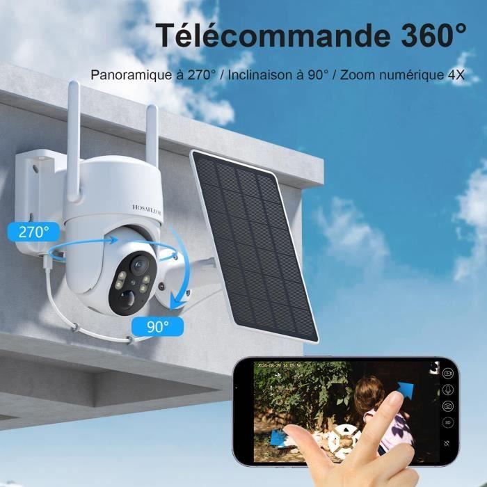 Caméra de surveillance - HOSAFE.COM RBX-S50 - 2K - Détection de mouvement - Audio bidirectionnel