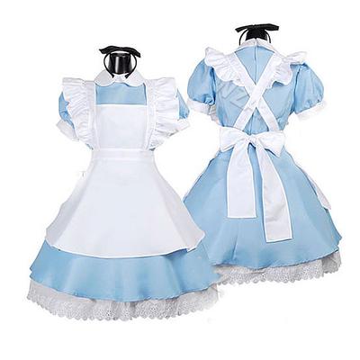 Frauen blau rosa Alice Lolita Kleid Französisch Maid Kostüme Anime Kostüme Cosplay Party