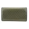 CHANEL quilting Bicolole leather Purse Silver leather Used