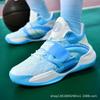Spring and Autumn New Fashion High-top Sneakers Men's and Women's Middle and Older Children's Mesh Trend Basketball Shoes Teen Students