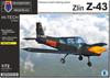 KP Model Scale Zlin Kit Plastic Model Kit KPMH7215 1/72 Z-43 Hi-Tech (Airplane)