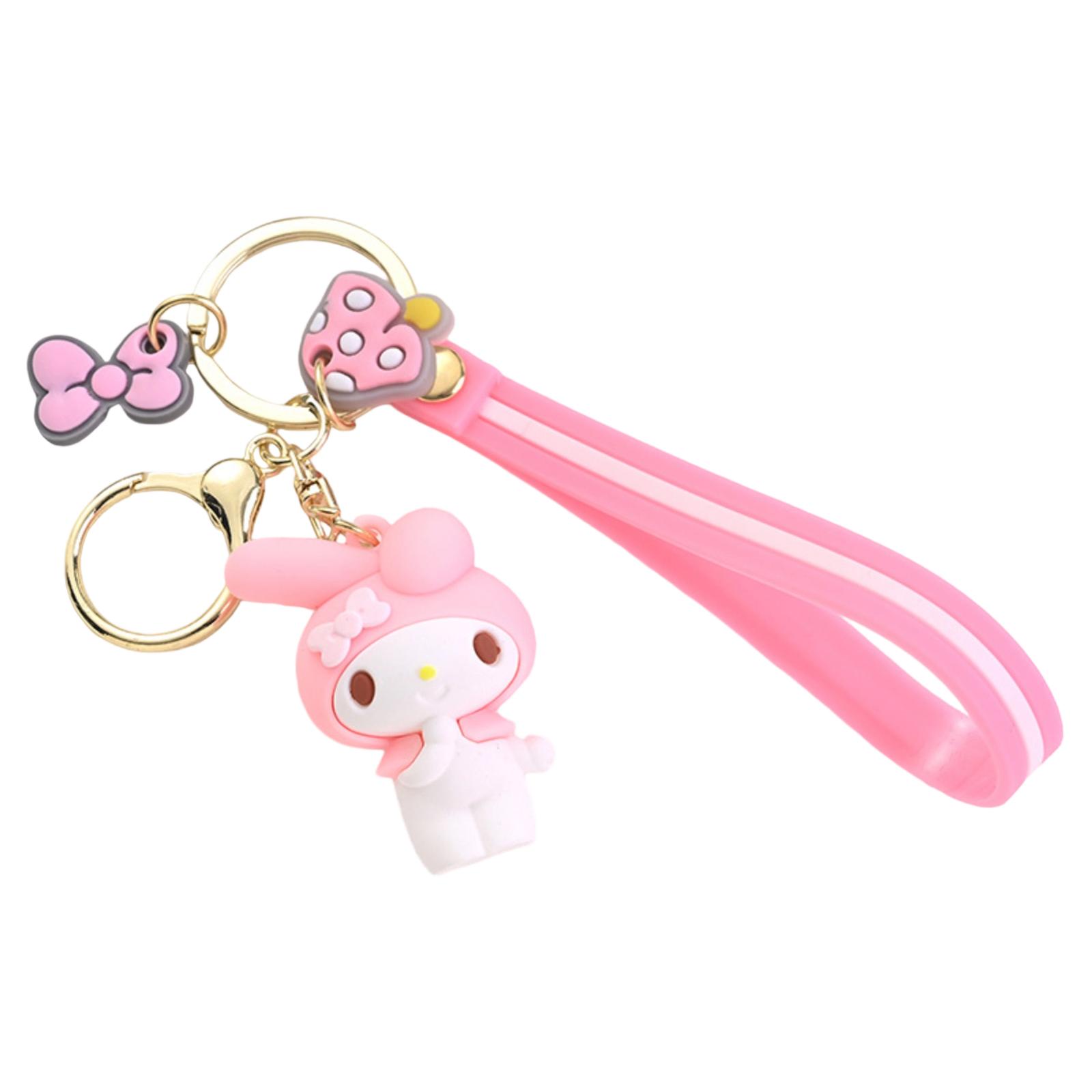 

Флокированный Милый Объемный Брелок-Подвеска в виде Кошки, Подвеска для Ключей Машины, Подвеска для Сумки One Size