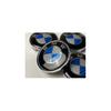 4pcs  68mm Blue BMW Alloy Wheel Centre Hub Caps Covers Badges Emblems