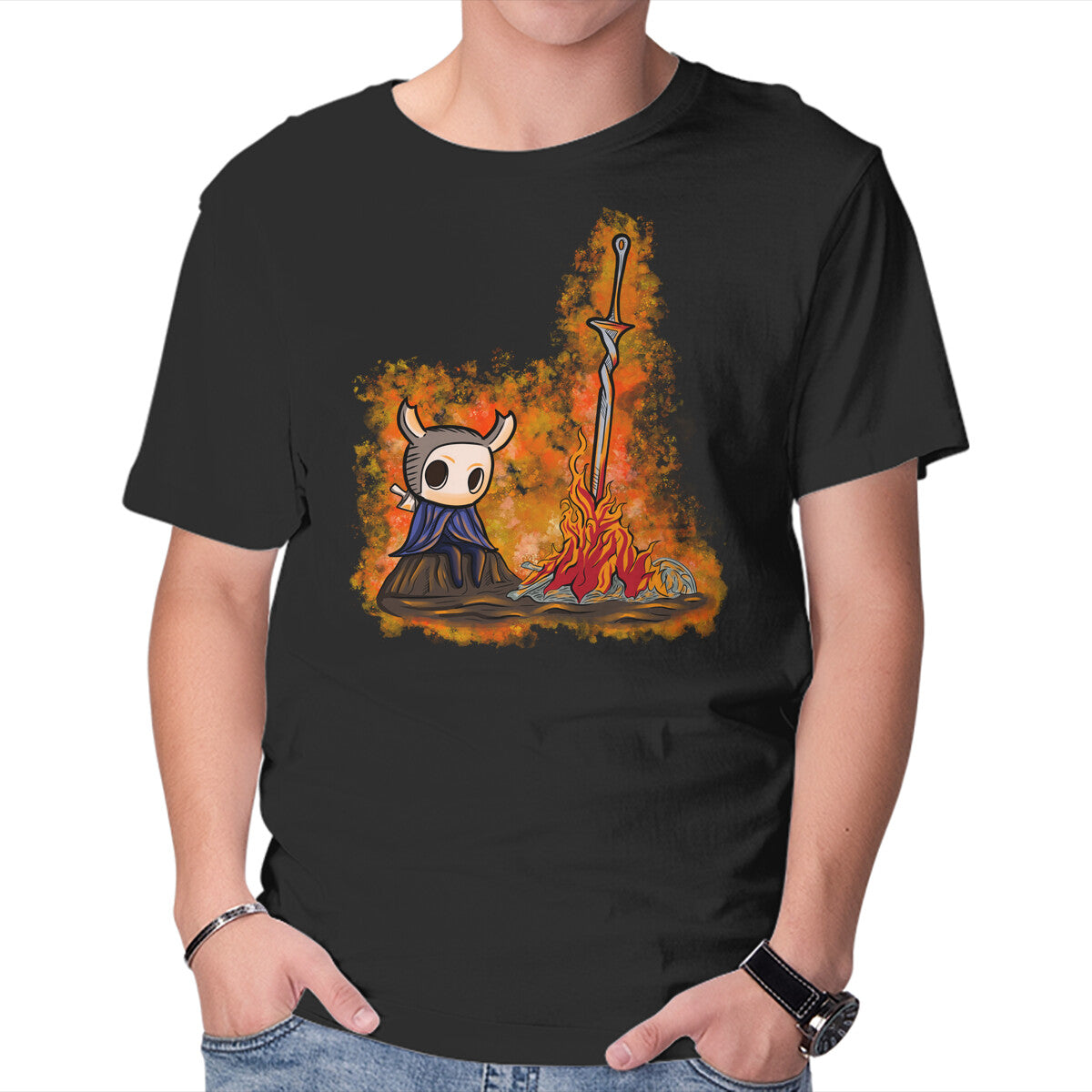 Unisex Crew Neck T-Shirt A New Soul Graphic Short Sleeve Casual Tee M