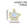 5pcs Cute Crystal Star Charms Pendant for Jewelry Making Necklace Earrings Bracelet DIY Handmade Accessories