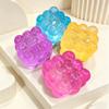 Gele Würfel Squishy Spielzeug Langsam Rückprallender Würfel Knetspielzeug Würfel Fidget Spielzeug für Erwachsene Kinder