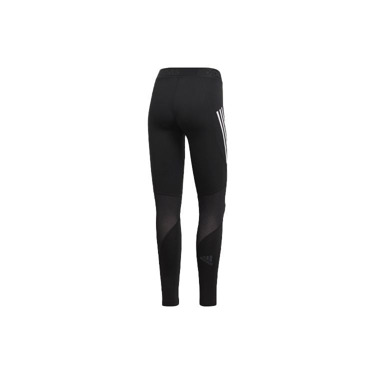 Adidas Ask Spr Lt 3S Striped Training Knit Fitness Pants Women Pants Black DQ3554