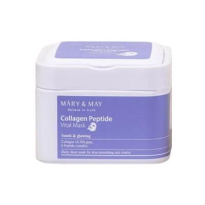MARY&MAY Kolagenowa Maska Peptydowa Rewitalizująca 30 Płatków