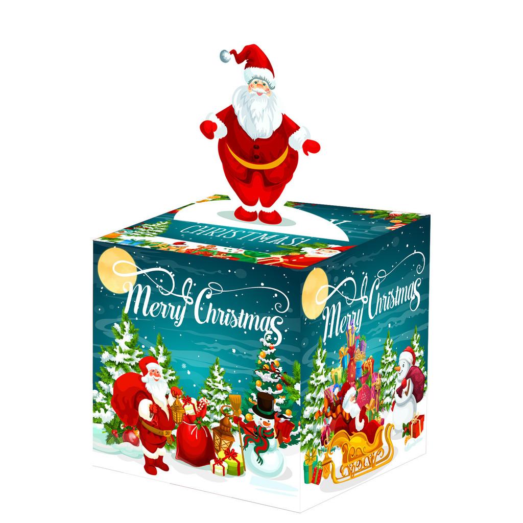 Gift Box Christmas With Blue Gradient Design For Party Decor And Giving Gift