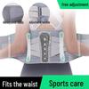 Breathable Lumbar Support Belt for Muscle Strain, Heating Comfort, and Yoga Exercise with Steel Plate Reinforcement