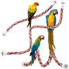 Bird Rope Perches,Parrot Toys 48 Inches Rope Bungee Bird Toy (48 Inches)[1 Pack]