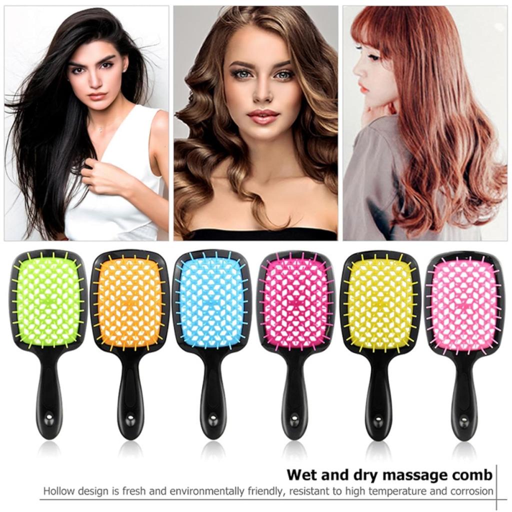 Scalp Massage Hair Brush for Women | Detangler Wet and Dry Portable | Ergonomic Design Home Salon Styling Tools(A1)