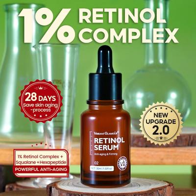 VIBRANT GLAMOUR Retinol Facial Serum - Moisturizing & Hydrating Retinol Serum