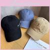 Embroidered Cotton Breathable Letter Cap With Wide Brim Sunshade Sports Outdoor