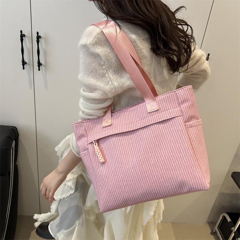 Fashionable Orange Soft Shoulder Bag With Top Zip Closure For Streetwear Look
