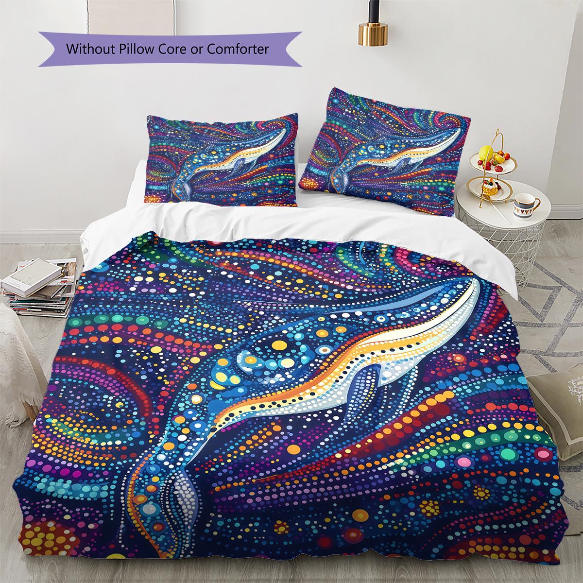 

Дитячий Плед-Ковдра Комплект Постільної Білизни Зворотний Бік Наволочка Домашній Декор Подарунок на День Народження (1 * підковдра + 2 * наволочка, без наповнювача) 135x200cm