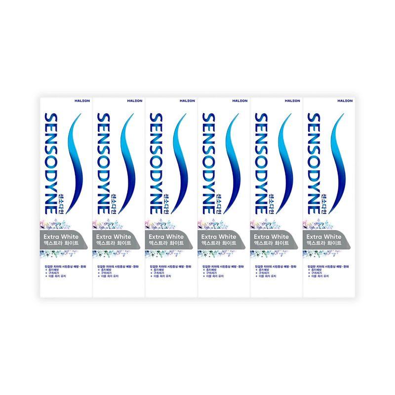 Sensodyne Extra White Toothpaste 120g X 6
